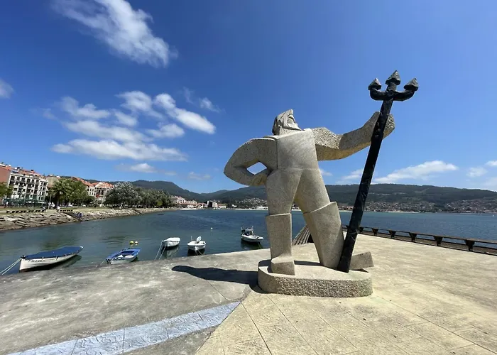 Atico Deluxe Muy Cerca De La Playa, Parking Gratis Apartament Moaña